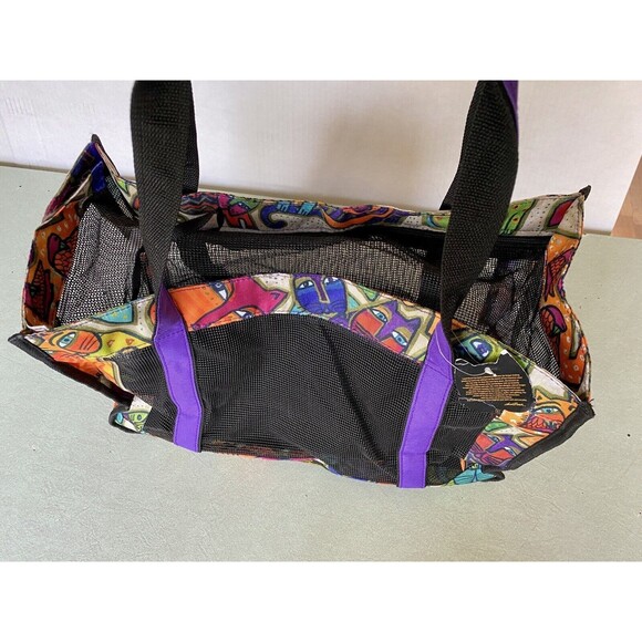 NEW w TAGS Laurel Burch Art Cat/Sm Dog Carrier Soft Top Tote Fabric Mesh Bag - Picture 7 of 11